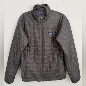 Patagonia Men’s M • Gray Nano Puff Jacket Insulated Lightweight Packable.